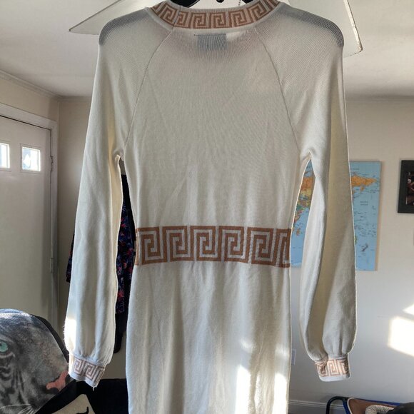 Jolie & Joy Women's Large White Long Sleeve Dress - Picture 4 of 4